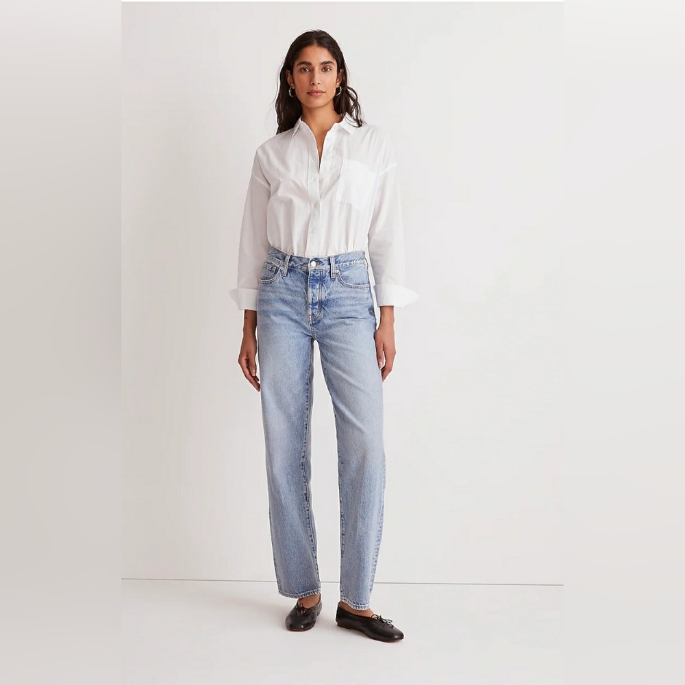 Madewell Low-Slung Straight Jeans Olvera Wash Size 29 NM208
